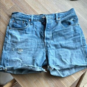 Levi's Blue Jean Shorts for Women
